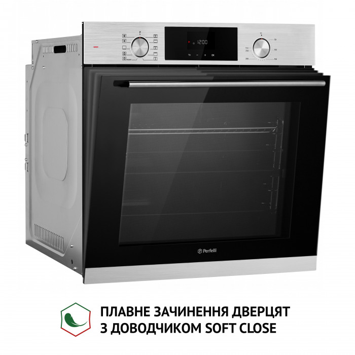 Духова шафа електрична PERFELLI DIAMOND 6D10N INOX