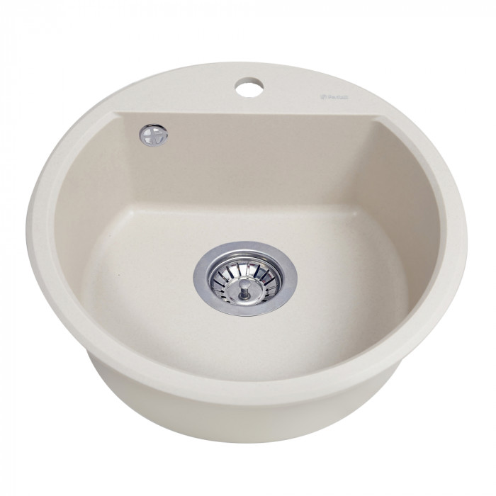 Мийка кухонна гранітна Perfelli  ALVA RGA 104-49 LIGHT BEIGE