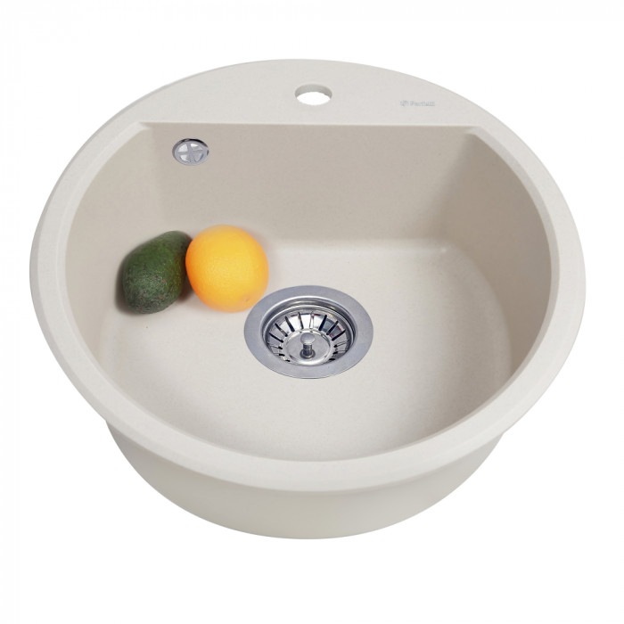 Мийка кухонна гранітна Perfelli  ALVA RGA 104-49 LIGHT BEIGE